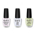 OPI - Nail Lacquer Combo - Base, Top & AppointMINT Confirmed - Salon Quality