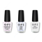 OPI - Nail Lacquer Combo - Base, Top & As Real As It Gets - Salon Quality
