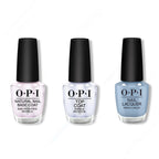 OPI - Nail Lacquer Combo - Base, Top & Baggy Jean Baby - Salon Quality