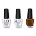 OPI - Nail Lacquer Combo - Base, Top & Band Tease - Salon Quality