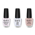 OPI - Nail Lacquer Combo - Base, Top & Bare My Soul 0.5 oz - Salon Quality