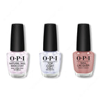 OPI - Nail Lacquer Combo - Base, Top & Barefoot in Barcelona 0.5 oz - Salon Quality