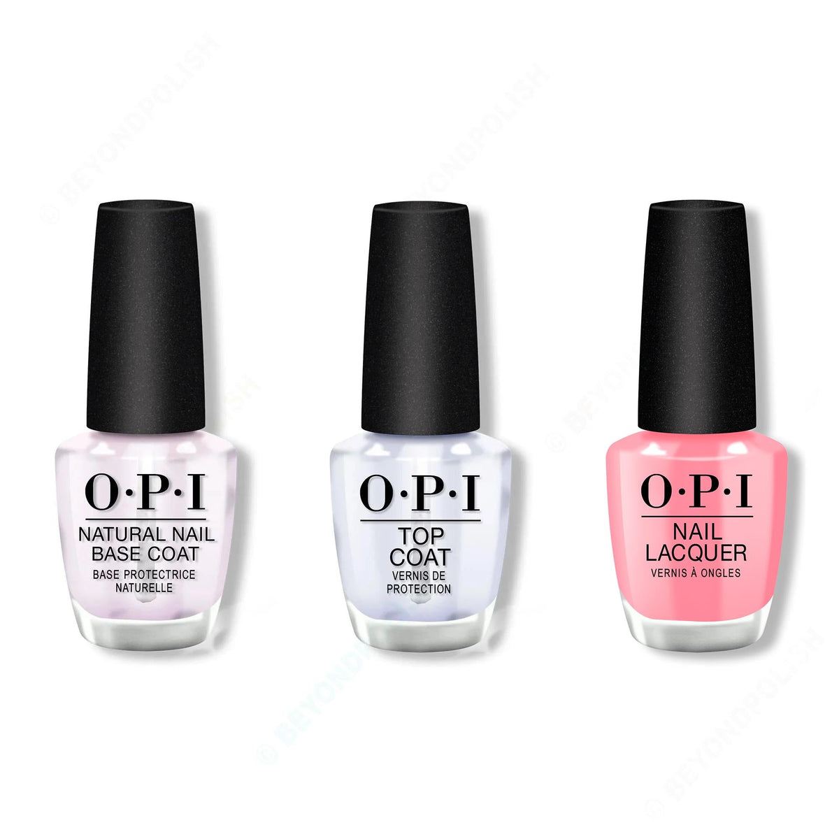 OPI - Nail Lacquer Combo - Base, Top & Bathtime Bubbly - OPIcons Spring 2026 - Salon Quality