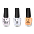 OPI - Nail Lacquer Combo - Base, Top & Beauty School Popout - Salon Quality