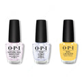 OPI - Nail Lacquer Combo - Base, Top & (Bee)Ffr - Salon Quality