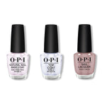 OPI - Nail Lacquer Combo - Base, Top & Berlin There Done That 0.5 oz - Salon Quality