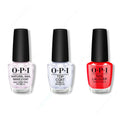 OPI - Nail Lacquer Combo - Base, Top & Big Apple Energy - OPIcons Spring 2026 - Salon Quality