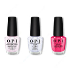 OPI - Nail Lacquer Combo - Base, Top & Blame the Mistletoe - Salon Quality