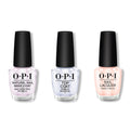 OPI - Nail Lacquer Combo - Base, Top & Bubble Bath 0.5 oz - Salon Quality