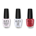 OPI - Nail Lacquer Combo - Base, Top & CD Rom-antic - Salon Quality