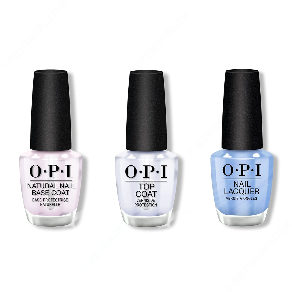 OPI - Nail Lacquer Combo - Base, Top & Can't CTRL Me - Salon Quality
