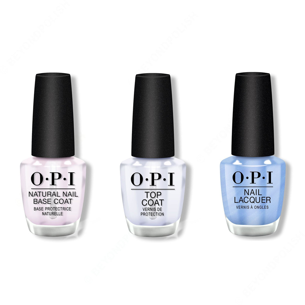 OPI - Nail Lacquer Combo - Base, Top & Can't CTRL Me - Salon Quality