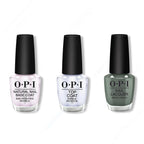 OPI - Nail Lacquer Combo - Base, Top & Cargo All Out - Salon Quality