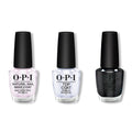 OPI - Nail Lacquer Combo - Base, Top & Cave The Way - Salon Quality