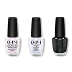 OPI - Nail Lacquer Combo - Base, Top & Cave The Way - Salon Quality