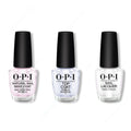 OPI - Nail Lacquer Combo - Base, Top & Chill 'Em With Kindness - Salon Quality