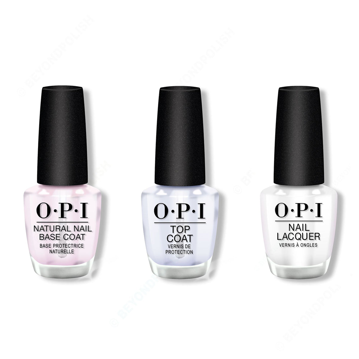OPI - Nail Lacquer Combo - Base, Top & Chill 'Em With Kindness - Salon Quality
