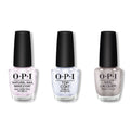 OPI - Nail Lacquer Combo - Base, Top & Chrome Clawz - Salon Quality