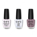 OPI - Nail Lacquer Combo - Base, Top & Claydreaming - Salon Quality