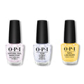 OPI - Nail Lacquer Combo - Base, Top & Daffodil Duck Walk - Salon Quality