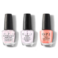 OPI - Nail Lacquer Combo - Base, Top & Data Peach - Salon Quality