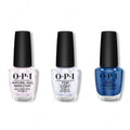 OPI - Nail Lacquer Combo - Base, Top & Do You Sea What I Sea 0.5 oz - Salon Quality