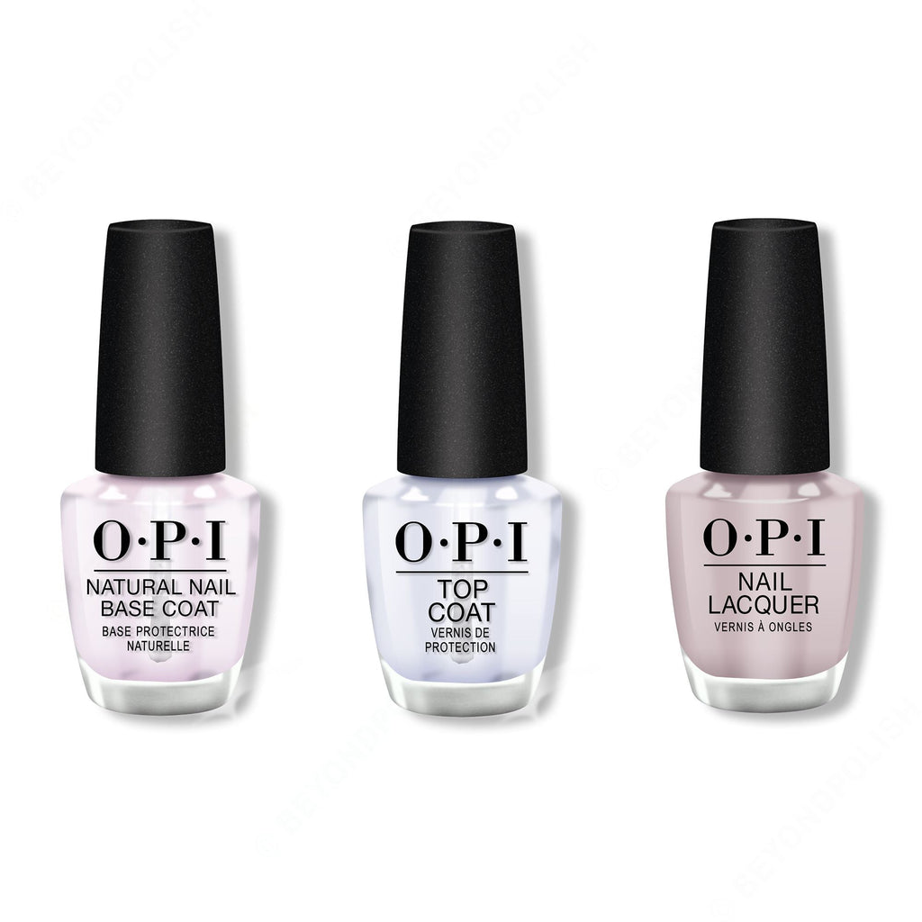 OPI - Nail Lacquer Combo - Base, Top & Don't Bossa Nova Me Around 0.5 oz - Salon Quality