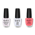 OPI - Nail Lacquer Combo - Base, Top & Drive 'Em Magenta - Salon Quality