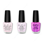 OPI - Nail Lacquer Combo - Base, Top & Feelin' Libra-ted - Salon Quality