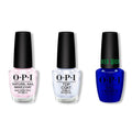 OPI - Nail Lacquer Combo - Base, Top & Fiyero's My Mani - Salon Quality