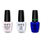 OPI - Nail Lacquer Combo - Base, Top & Fiyero's My Mani - Salon Quality