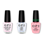 OPI - Nail Lacquer Combo - Base, Top & Ga-Linda - Salon Quality