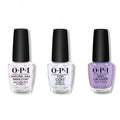 OPI - Nail Lacquer Combo - Base, Top & Galleria Vittorio Violet 0.5 oz - Salon Quality