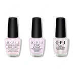 OPI - Nail Lacquer Combo - Base, Top & Gemini And I - Salon Quality