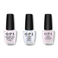 OPI - Nail Lacquer Combo - Base, Top & Glazed N' Amused - Salon Quality