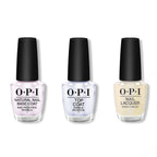 OPI - Nail Lacquer Combo - Base, Top & Gliterally Shimmer - Salon Quality