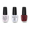 OPI - Nail Lacquer Combo - Base, Top & Got the Blues for Red 0.5 oz - Salon Quality