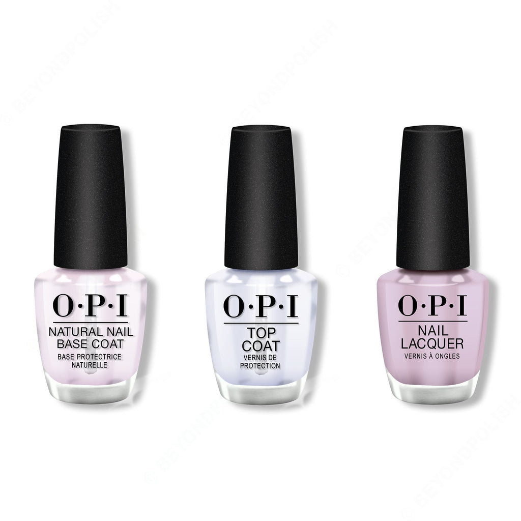 OPI - Nail Lacquer Combo - Base, Top & Graffiti Sweetie - Salon Quality