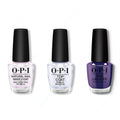 OPI - Nail Lacquer Combo - Base, Top & Havin' a Candy Ol' Time - Salon Quality