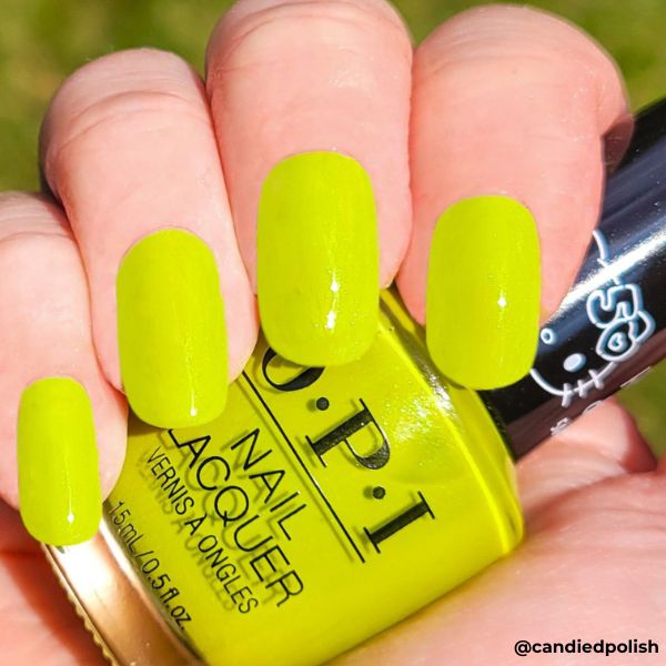 OPI - Nail Lacquer Combo - Base, Top & Hello Kindness - Salon Quality