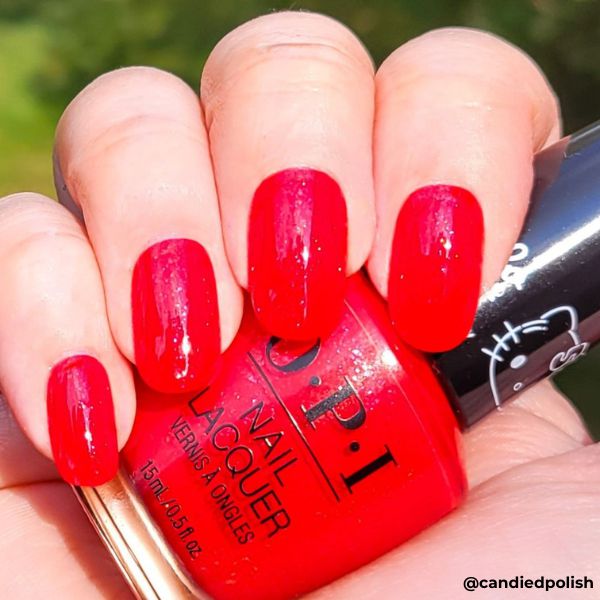 OPI - Nail Lacquer Combo - Base, Top & Hello Kitty, Hello Pretty - Salon Quality