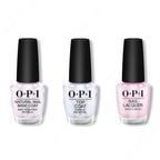 OPI - Nail Lacquer Combo - Base, Top & Hollywood & Vibe - Salon Quality