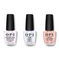 OPI - Nail Lacquer Combo - Base, Top & Humidi-Tea 0.5 oz - Salon Quality
