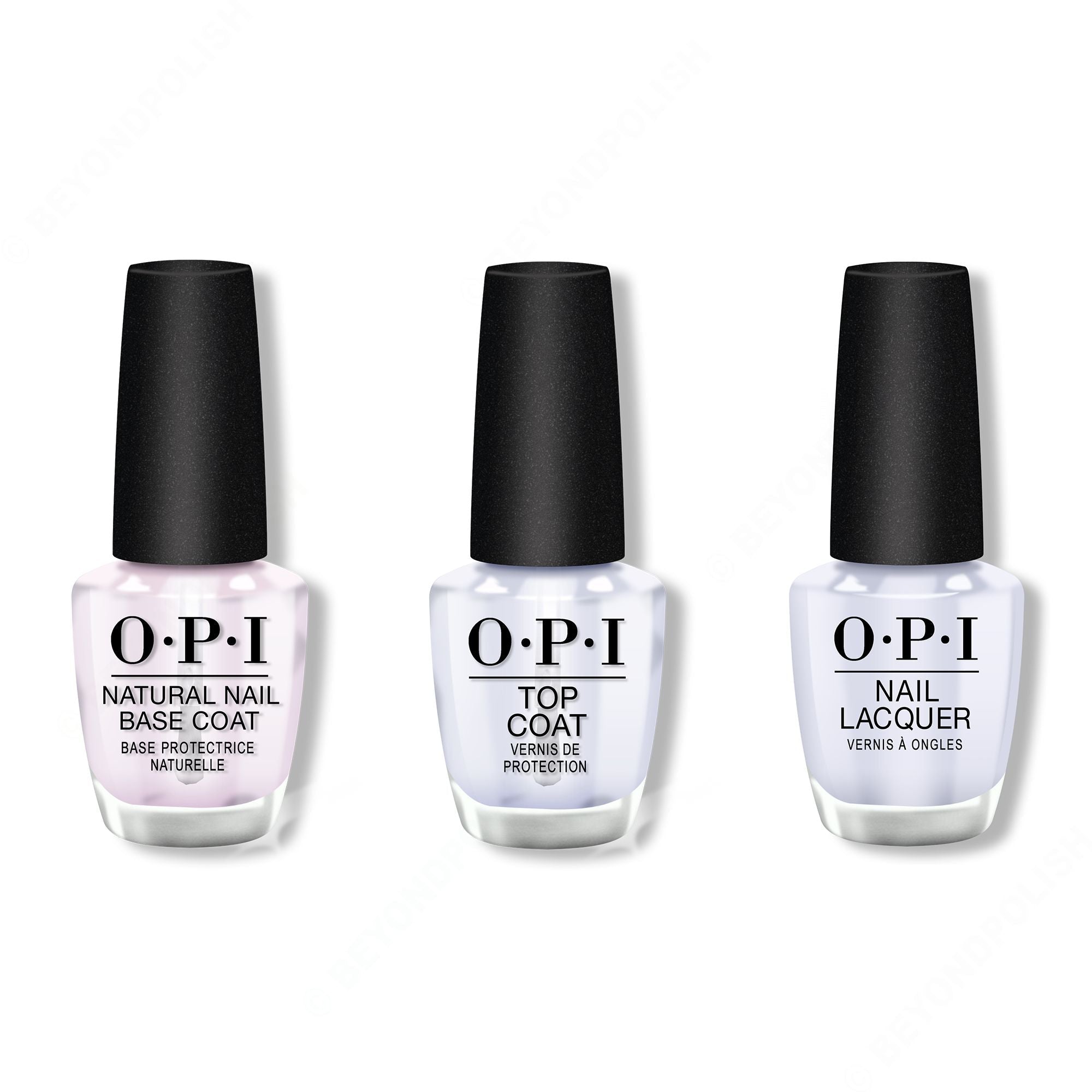 OPI - Nail Lacquer Combo - Base, Top & I Am What I Amethyst 0.5 oz - Salon Quality