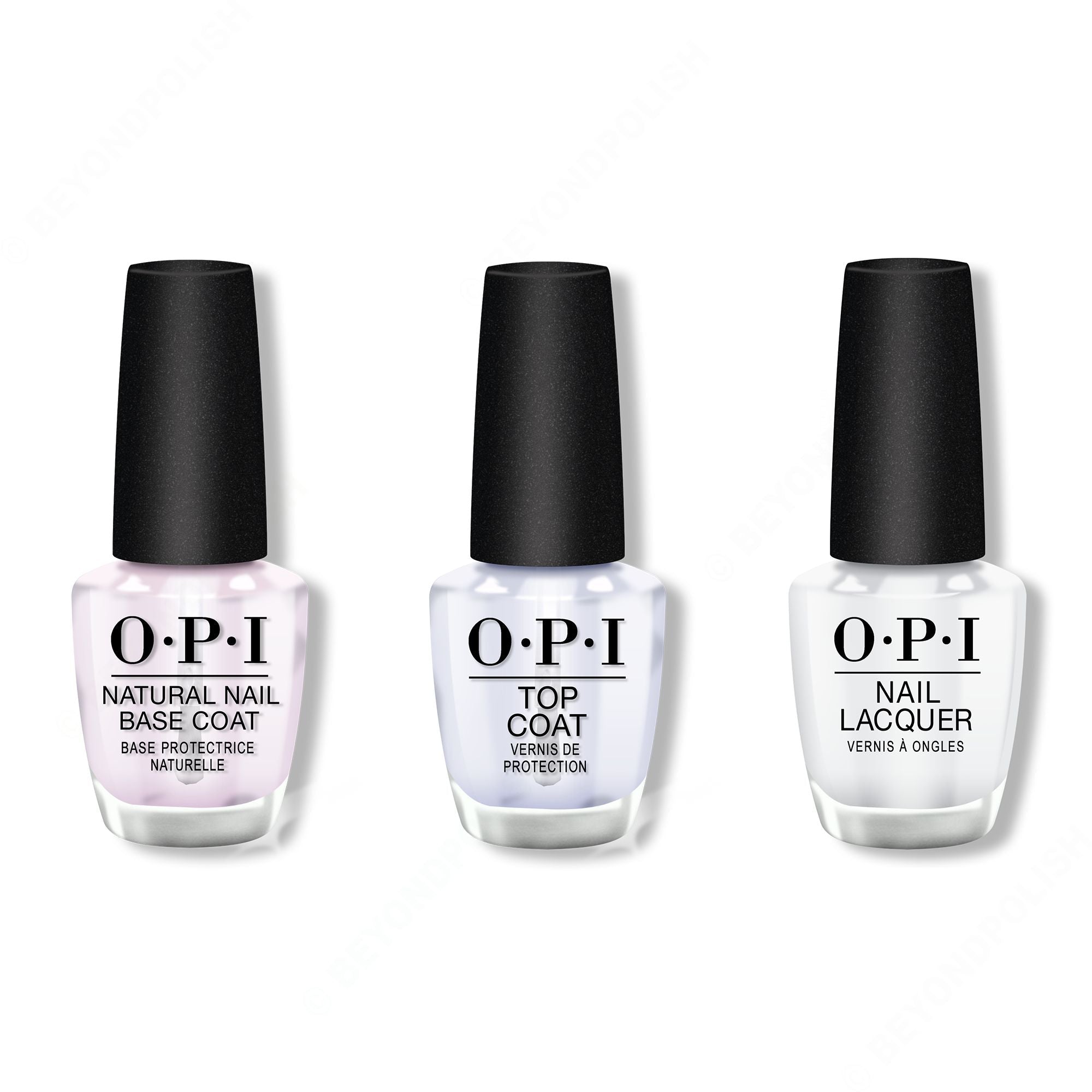 OPI - Nail Lacquer Combo - Base, Top & I Cannoli Wear OPI 0.5 oz - Salon Quality