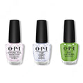 OPI - Nail Lacquer Combo - Base, Top & I'm Sooo Swamped! 0.5 oz - Salon Quality