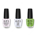 OPI - Nail Lacquer Combo - Base, Top & I'm Sooo Swamped! 0.5 oz - Salon Quality