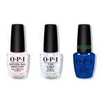 OPI - Nail Lacquer Combo - Base, Top & I'm the Wonderfullest - Salon Quality