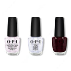 OPI - Nail Lacquer Combo - Base, Top & In the Cable Car-Pool Lane 0.5 oz - Salon Quality