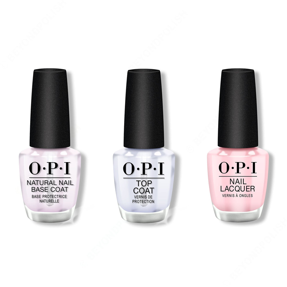 OPI - Nail Lacquer Combo - Base, Top & It's A Girl 0.5 oz - Salon Quality